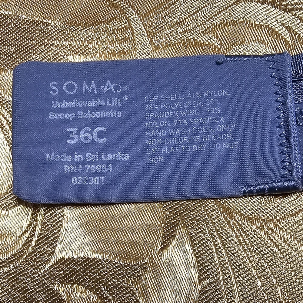 2 x Soma Teal‎ and Blue Bras 36C